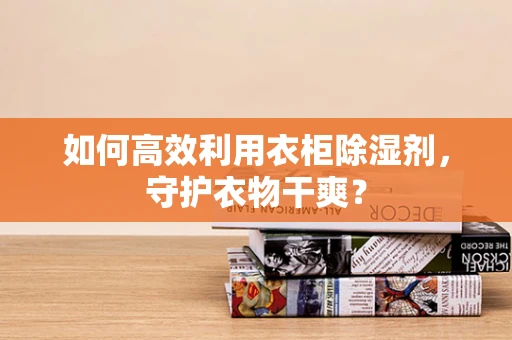 如何高效利用衣柜除湿剂，守护衣物干爽？