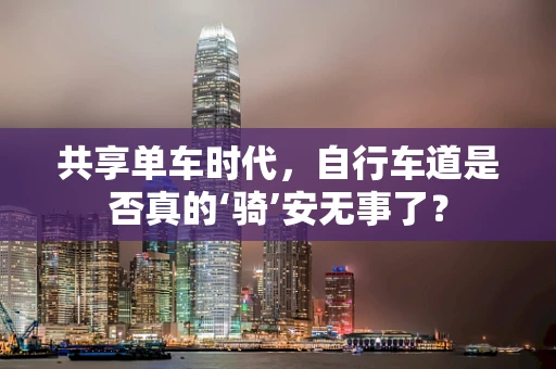 共享单车时代，自行车道是否真的‘骑’安无事了？