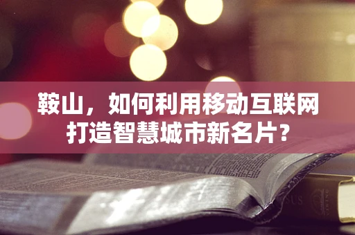 鞍山，如何利用移动互联网打造智慧城市新名片？