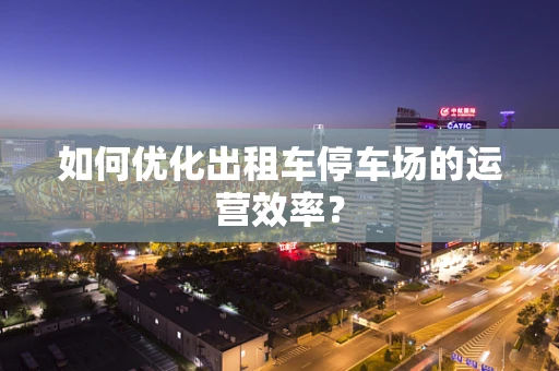 如何优化出租车停车场的运营效率？