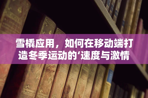 雪橇应用，如何在移动端打造冬季运动的‘速度与激情’？
