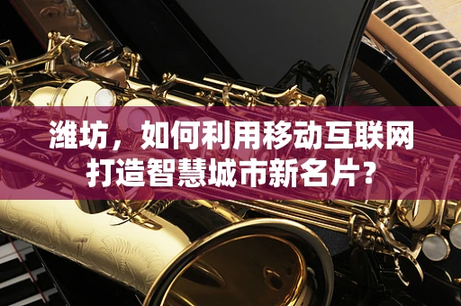 潍坊，如何利用移动互联网打造智慧城市新名片？