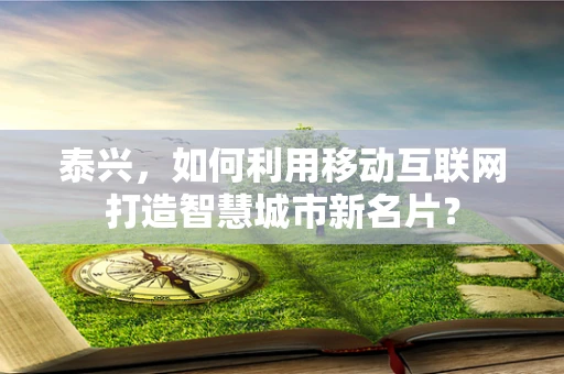 泰兴，如何利用移动互联网打造智慧城市新名片？