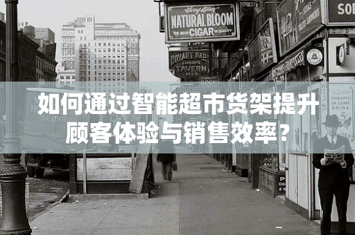 如何通过智能超市货架提升顾客体验与销售效率？