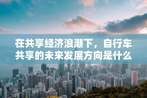 在共享经济浪潮下，自行车共享的未来发展方向是什么？