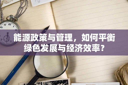 能源政策与管理，如何平衡绿色发展与经济效率？