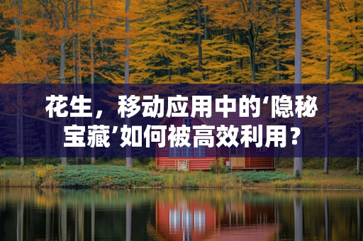 花生，移动应用中的‘隐秘宝藏’如何被高效利用？