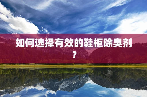 如何选择有效的鞋柜除臭剂？