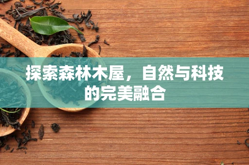 探索森林木屋，自然与科技的完美融合
