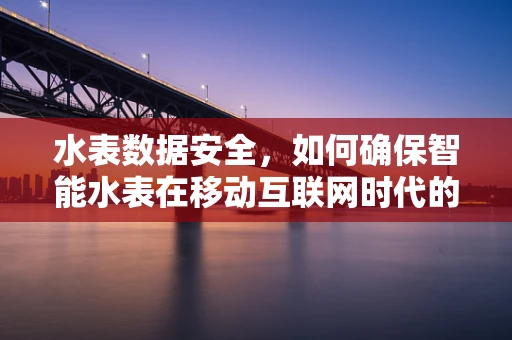 水表数据安全，如何确保智能水表在移动互联网时代的信息不被篡改？