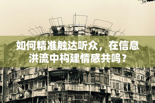 如何精准触达听众，在信息洪流中构建情感共鸣？