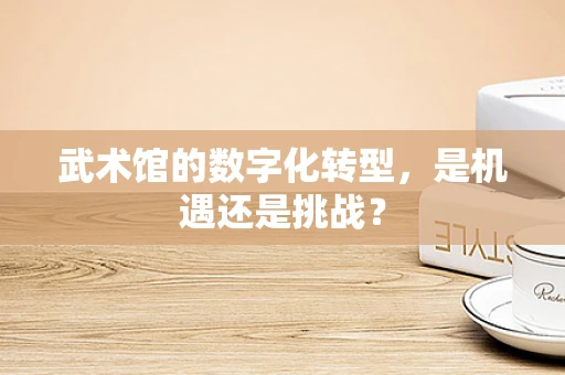 武术馆的数字化转型，是机遇还是挑战？