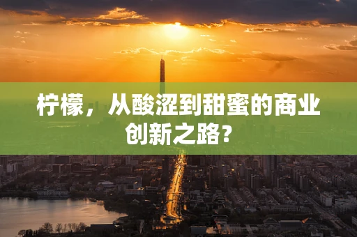 柠檬，从酸涩到甜蜜的商业创新之路？