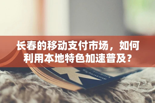 长春的移动支付市场，如何利用本地特色加速普及？