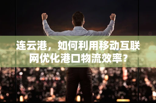 连云港，如何利用移动互联网优化港口物流效率？