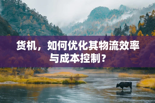 货机，如何优化其物流效率与成本控制？
