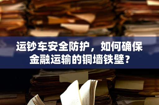 运钞车安全防护，如何确保金融运输的铜墙铁壁？