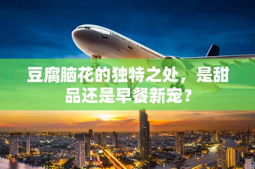 豆腐脑花的独特之处，是甜品还是早餐新宠？