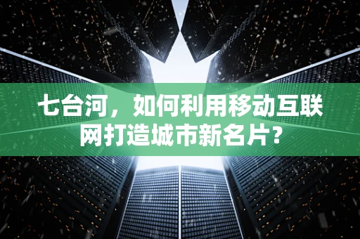 七台河，如何利用移动互联网打造城市新名片？