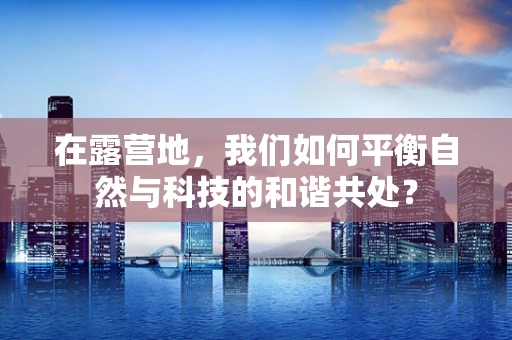 在露营地，我们如何平衡自然与科技的和谐共处？