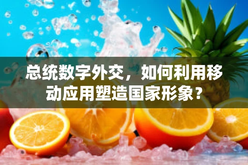 总统数字外交，如何利用移动应用塑造国家形象？