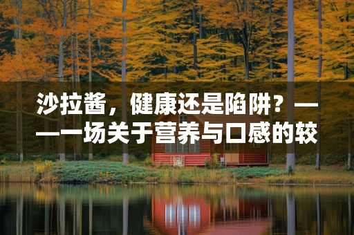 沙拉酱，健康还是陷阱？——一场关于营养与口感的较量