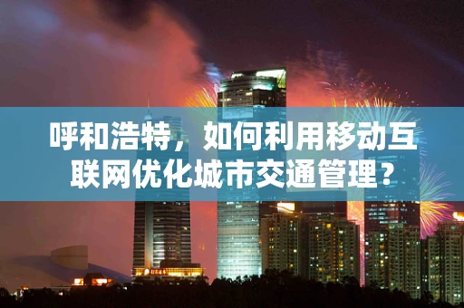 呼和浩特，如何利用移动互联网优化城市交通管理？