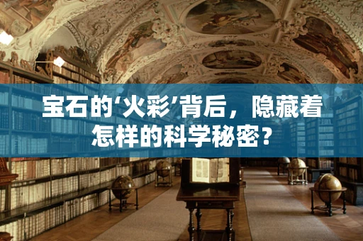 宝石的‘火彩’背后，隐藏着怎样的科学秘密？