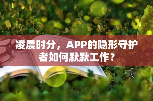 凌晨时分，APP的隐形守护者如何默默工作？