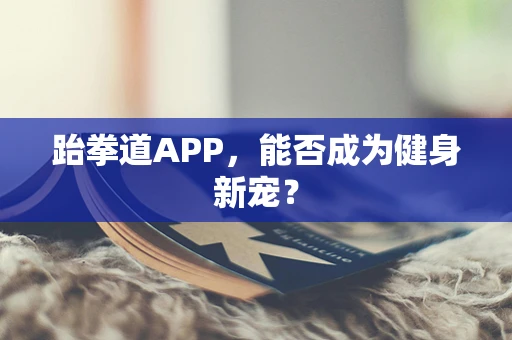 跆拳道APP，能否成为健身新宠？