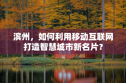 滨州，如何利用移动互联网打造智慧城市新名片？