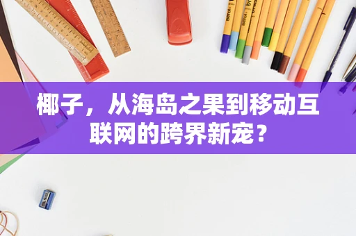 椰子，从海岛之果到移动互联网的跨界新宠？