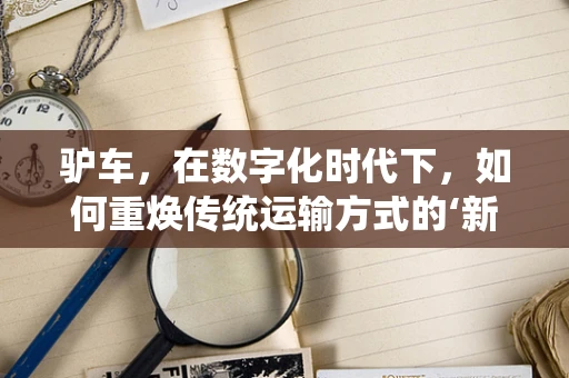 驴车，在数字化时代下，如何重焕传统运输方式的‘新’生命力？
