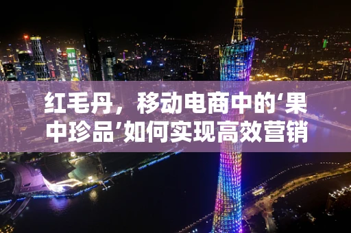 红毛丹，移动电商中的‘果中珍品’如何实现高效营销？