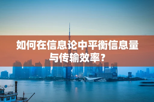 如何在信息论中平衡信息量与传输效率？