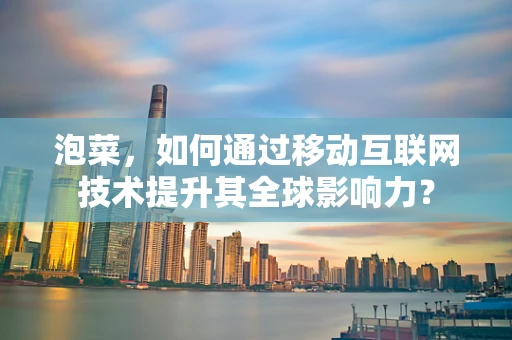 泡菜，如何通过移动互联网技术提升其全球影响力？