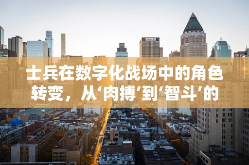 士兵在数字化战场中的角色转变，从‘肉搏’到‘智斗’的跨越