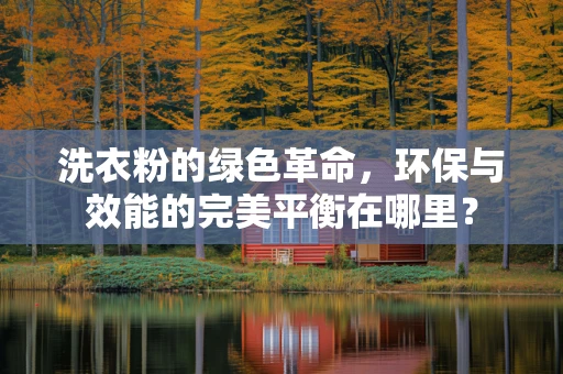 洗衣粉的绿色革命，环保与效能的完美平衡在哪里？