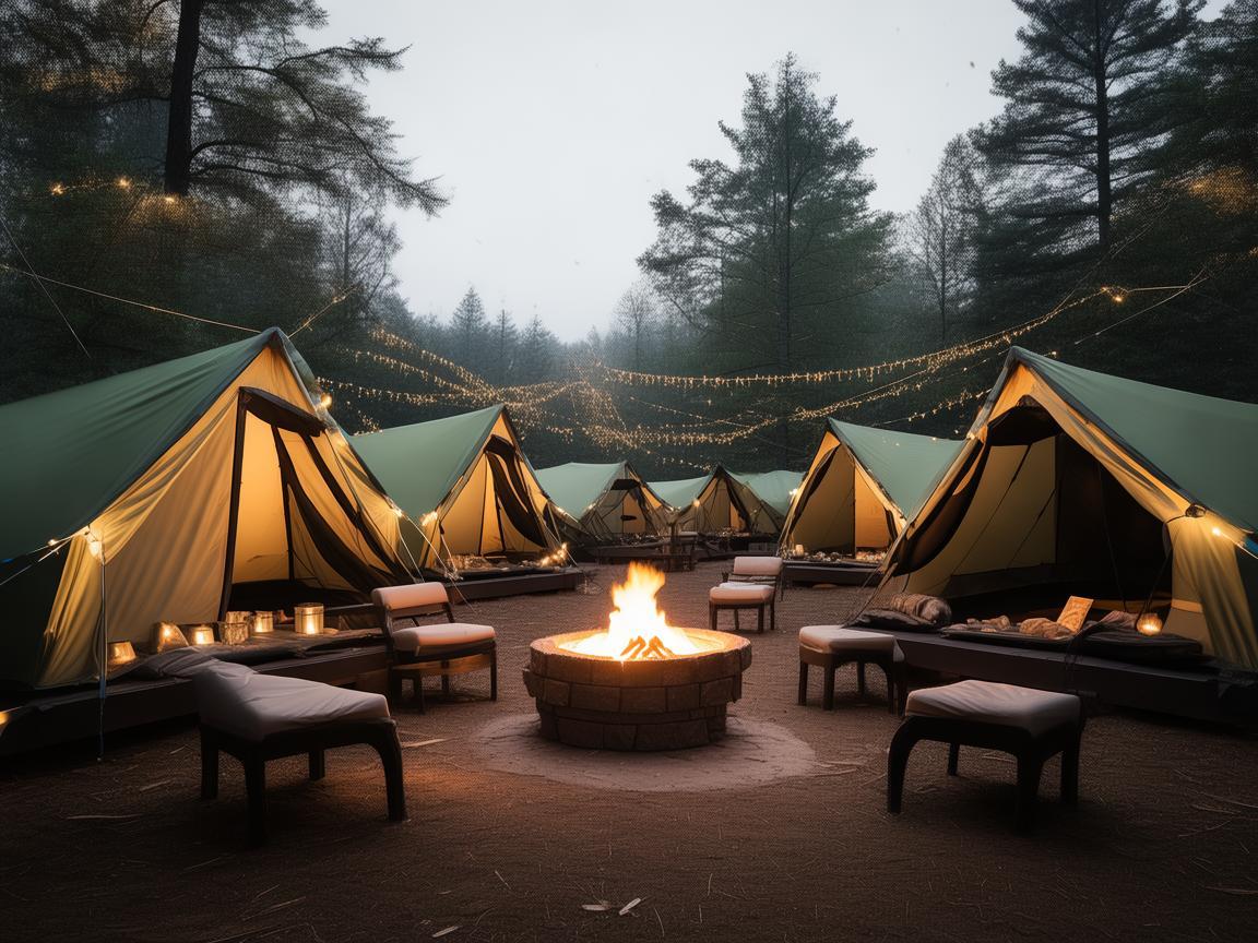 露营地帐篷区,如何打造一个既安全又舒适的‘小窝’? 露营地帐篷区,如何打造一个既安全又舒适的‘小窝’?